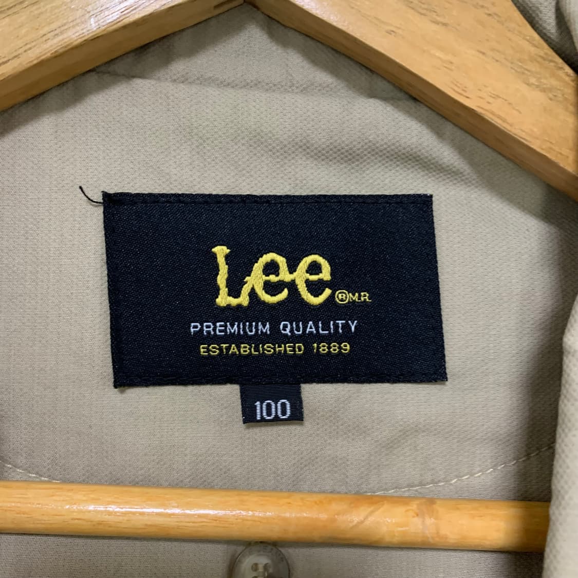 Lee 리 빈티지 베이지 야상 봄버 점퍼 100 사이즈 상품이미지3