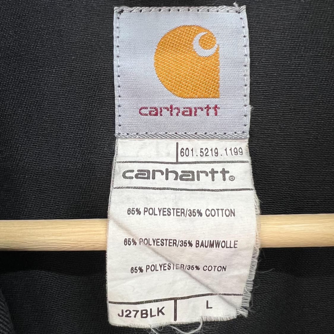칼하트 J27 블랙 워크 자켓 상품이미지6