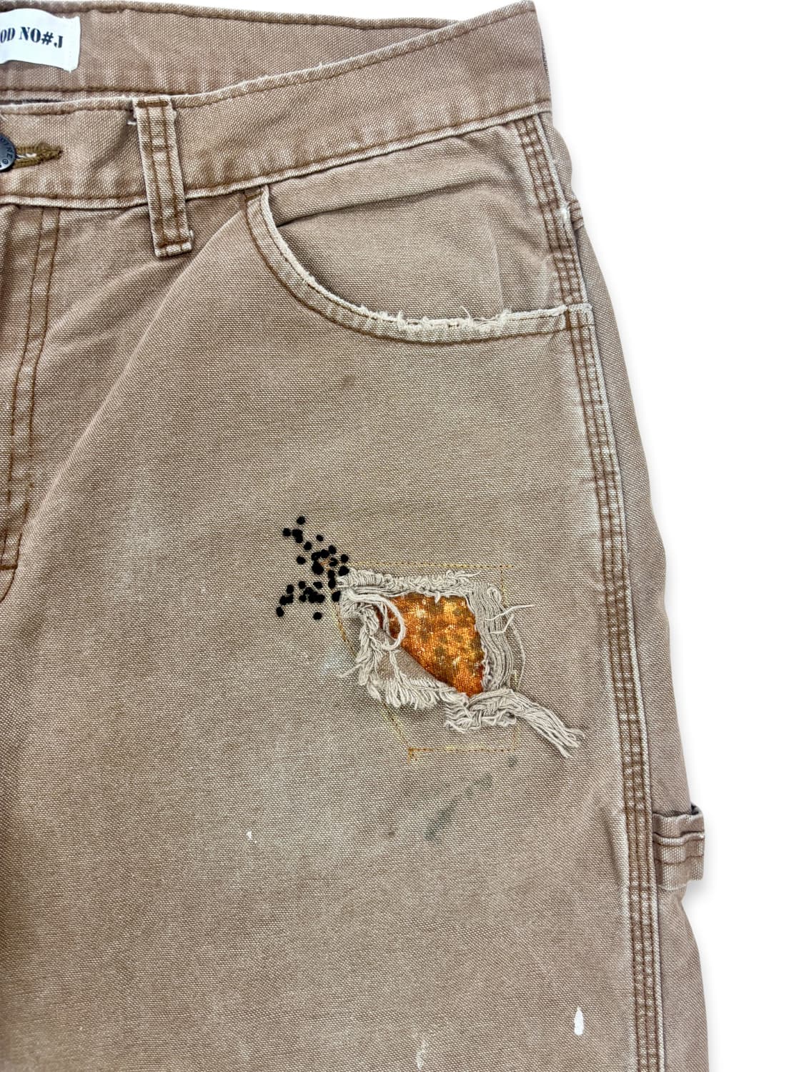 Vtg Dickies Sashiko Distressed  버뮤다 상품이미지4