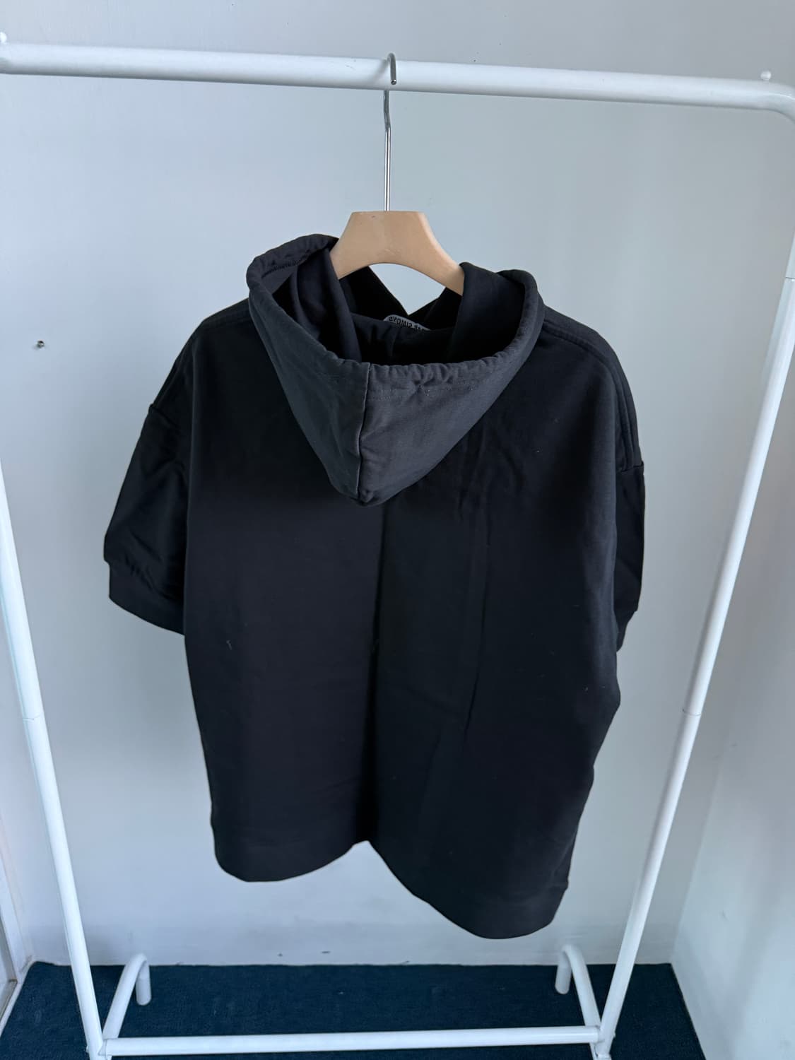 [L] 라프시몬스 22SS echodomer 컷 슬리브 후디 상품이미지4