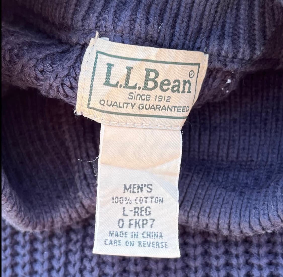 LL Bean 헨리넥 니트 상품이미지3