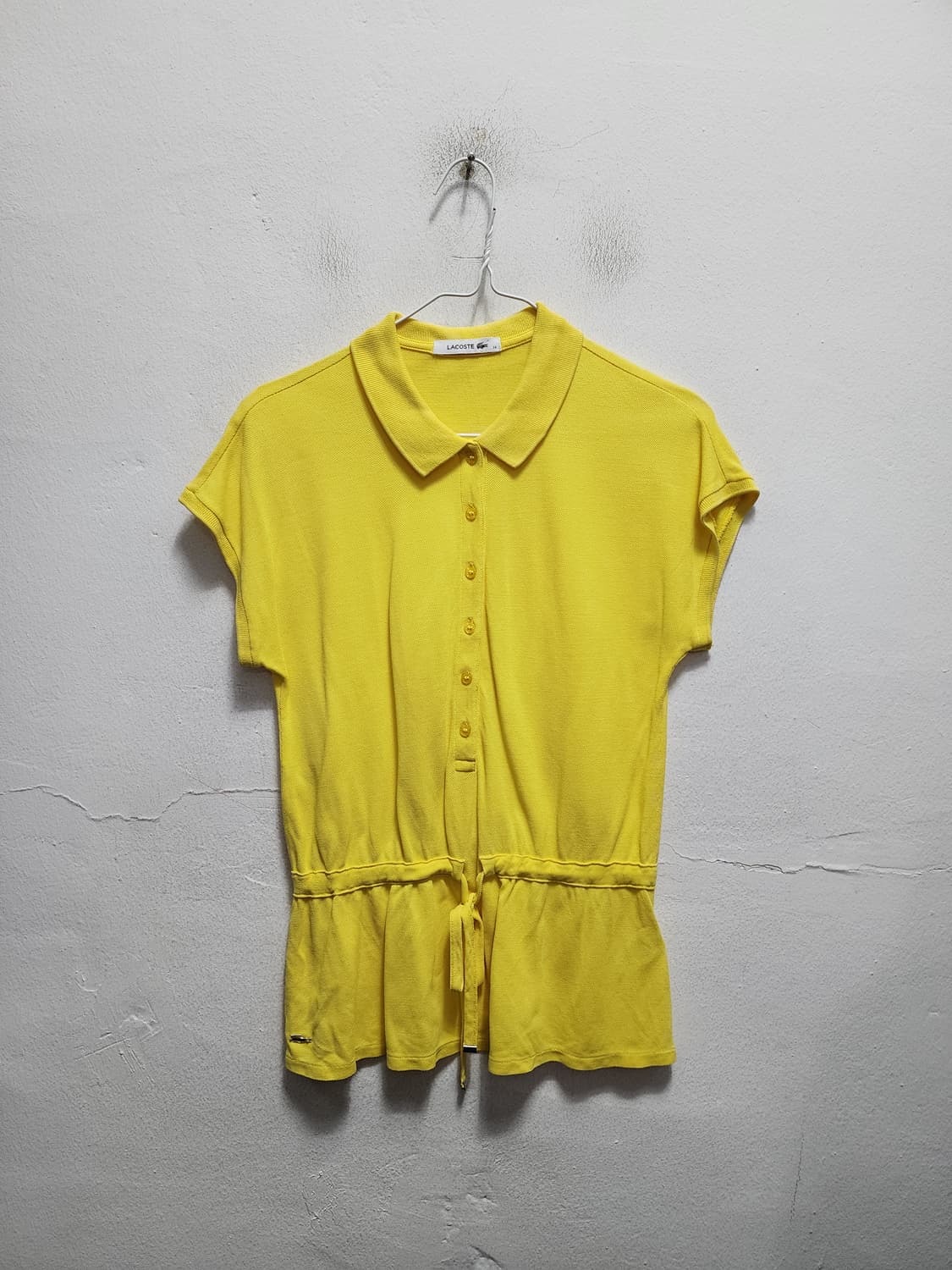 라코스테 옐로우 반팔 미니 원피스  상품이미지1