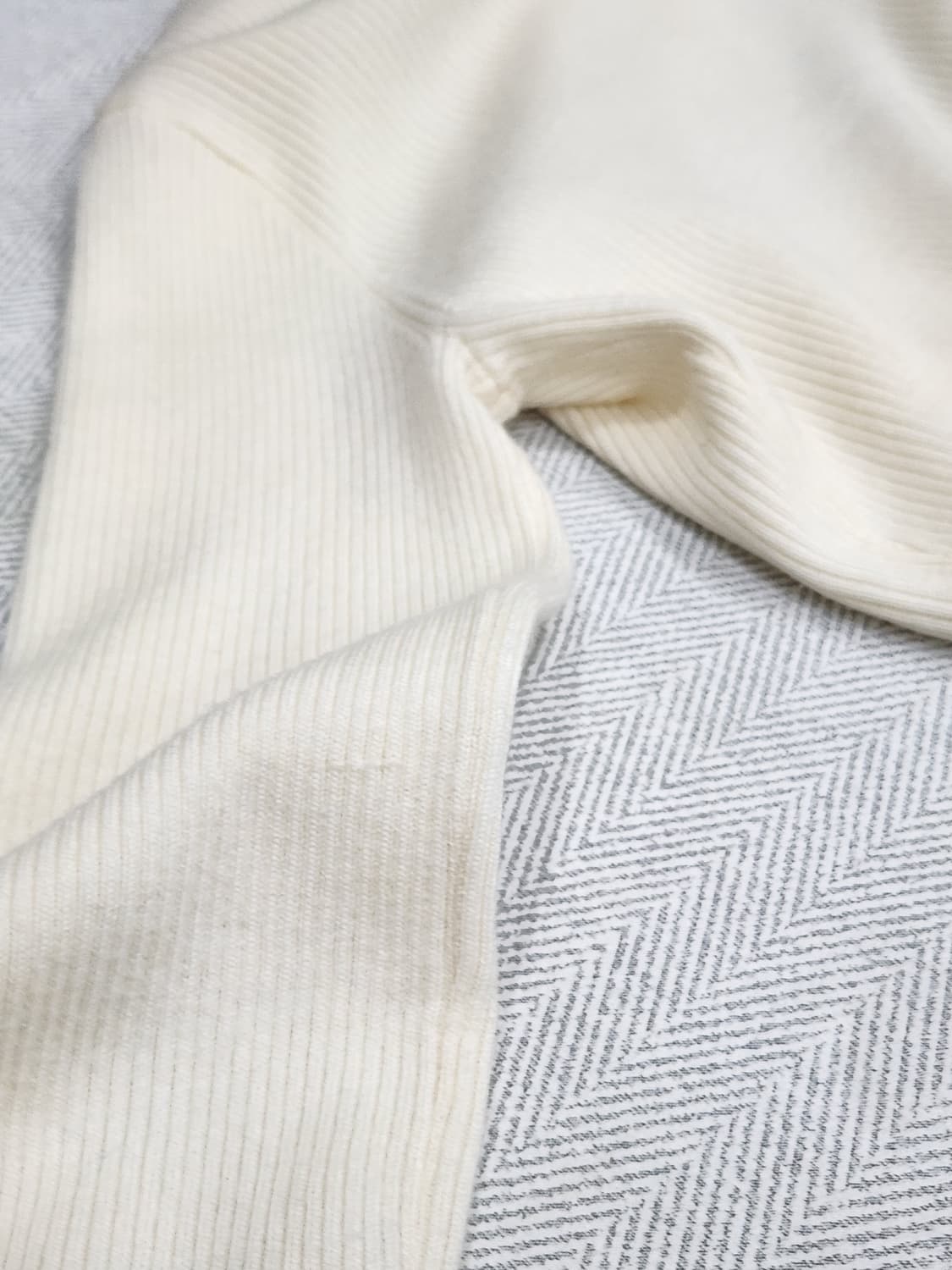 [F] 원더먼트 아이보리 카라넥 니트 가디건 상품이미지9