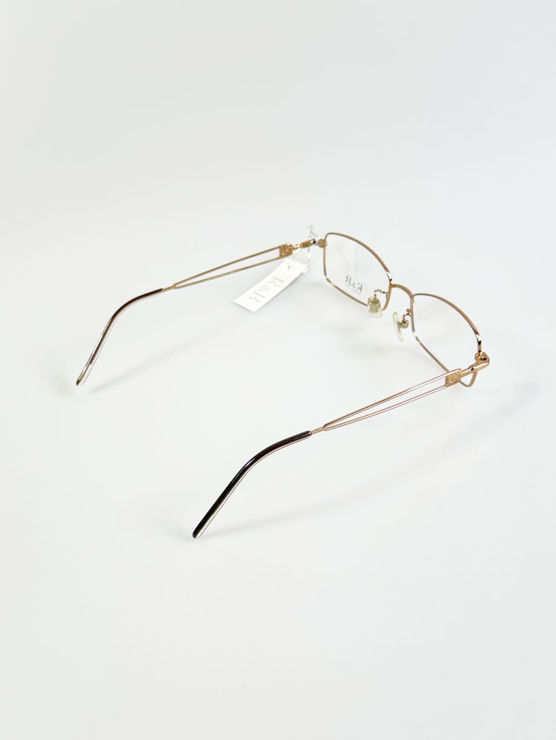 R&B EYEWEAR 골드 슬림 스퀘어 메탈 빈티지 안경 상품이미지4