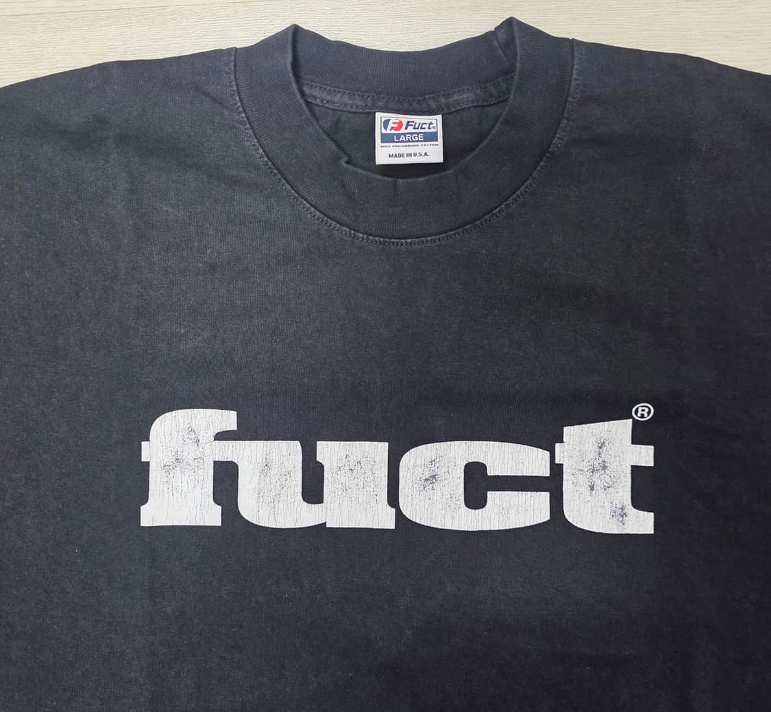 [L] Fuct 퍽트 OG 로고 티 블랙 상품이미지2