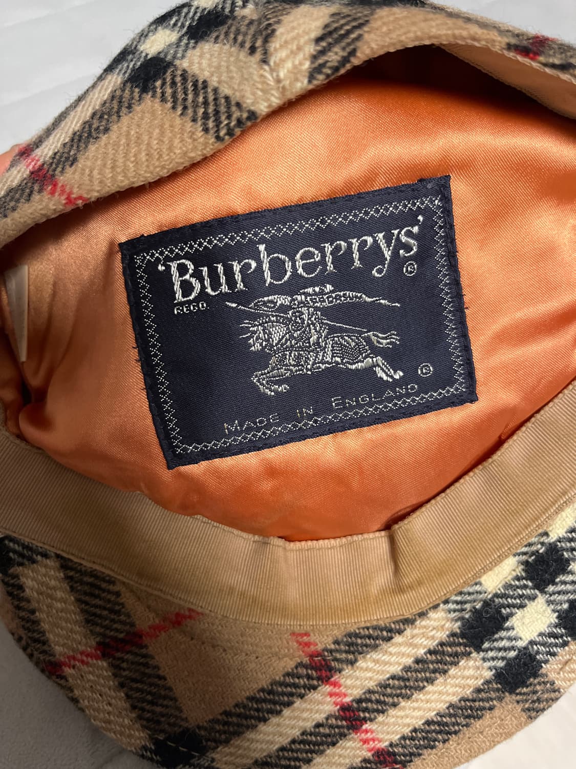 버버리 노바 체크 울 헌팅캡 상품이미지2