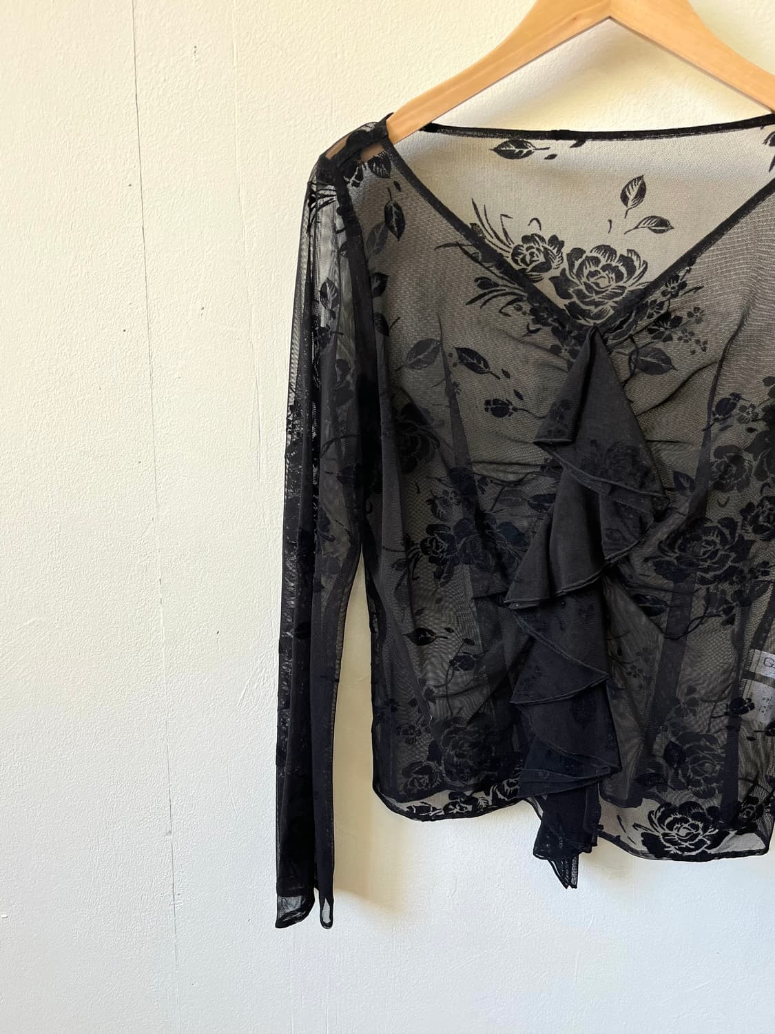 G.F. 블랙 시스루 탑 상품이미지2