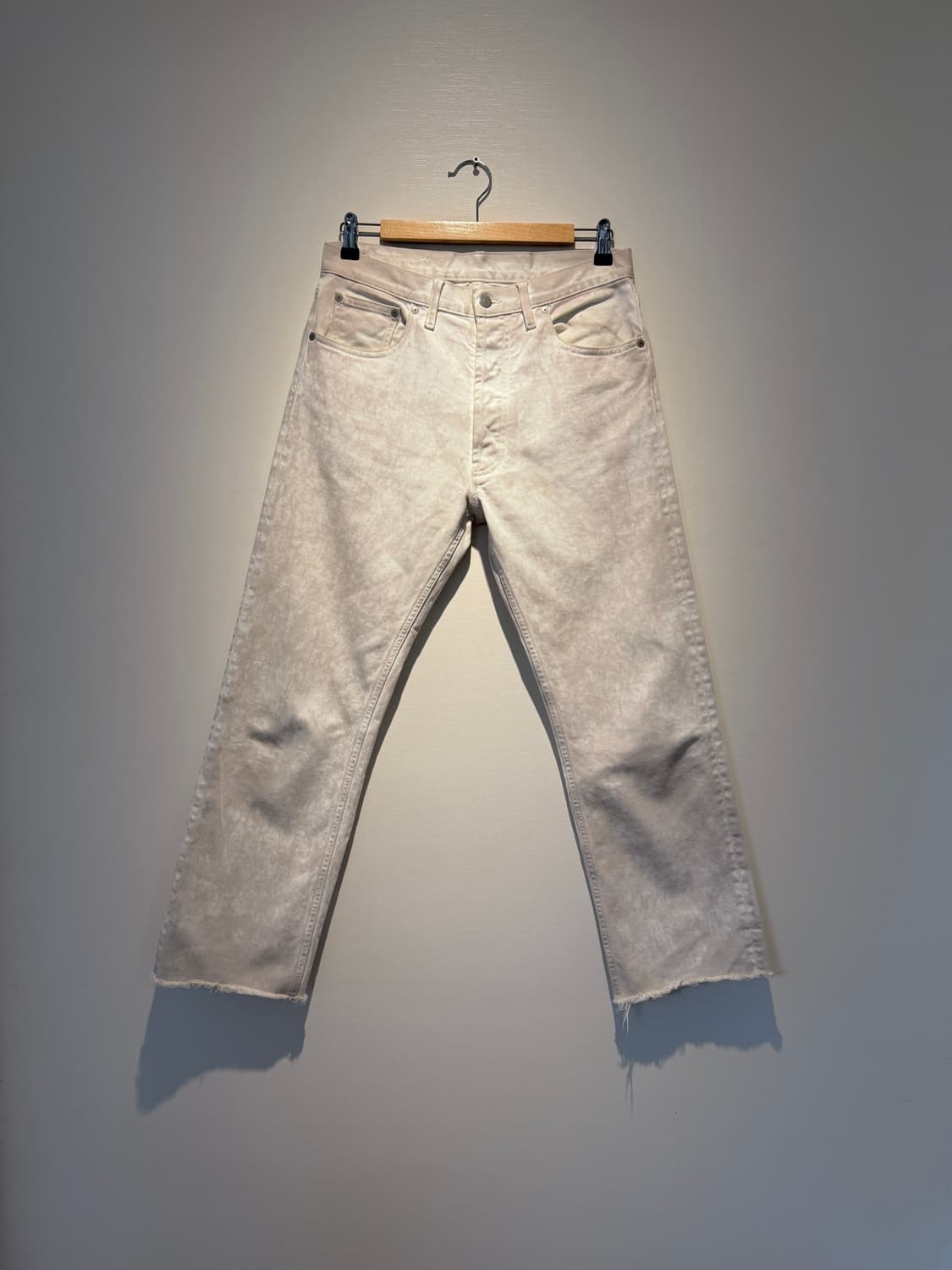 20AW Snow-Washed Cut-off Denim 상품이미지1