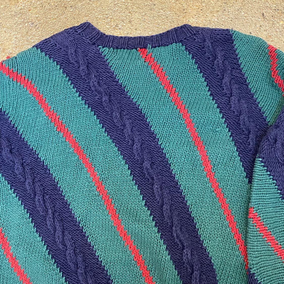 90s USA 빈티지 크리스마스 니트 케이블 니트 연말파티 니트 상품이미지5
