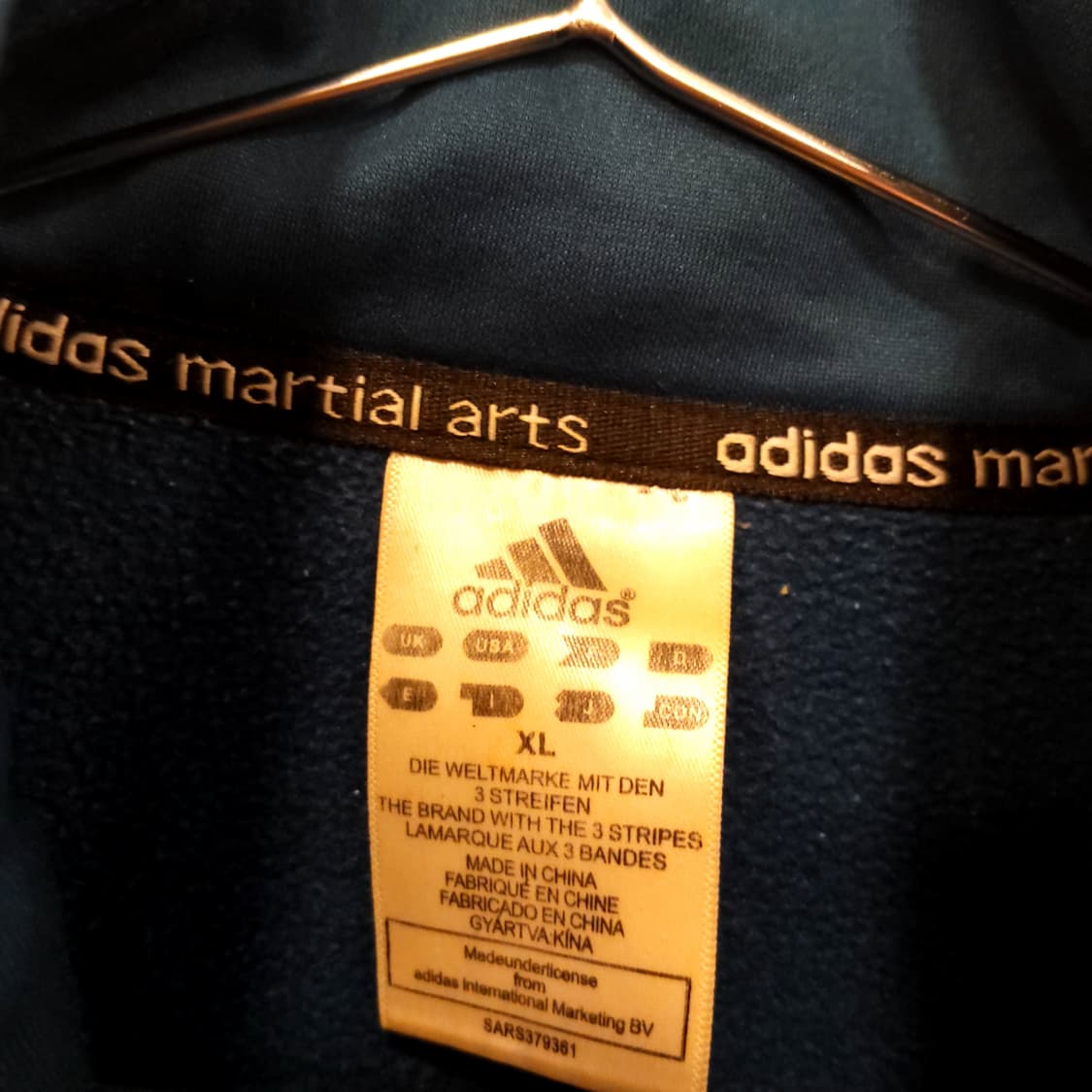 아디다스 블루 오렌지 삼선 트랙탑 져지 상품이미지3