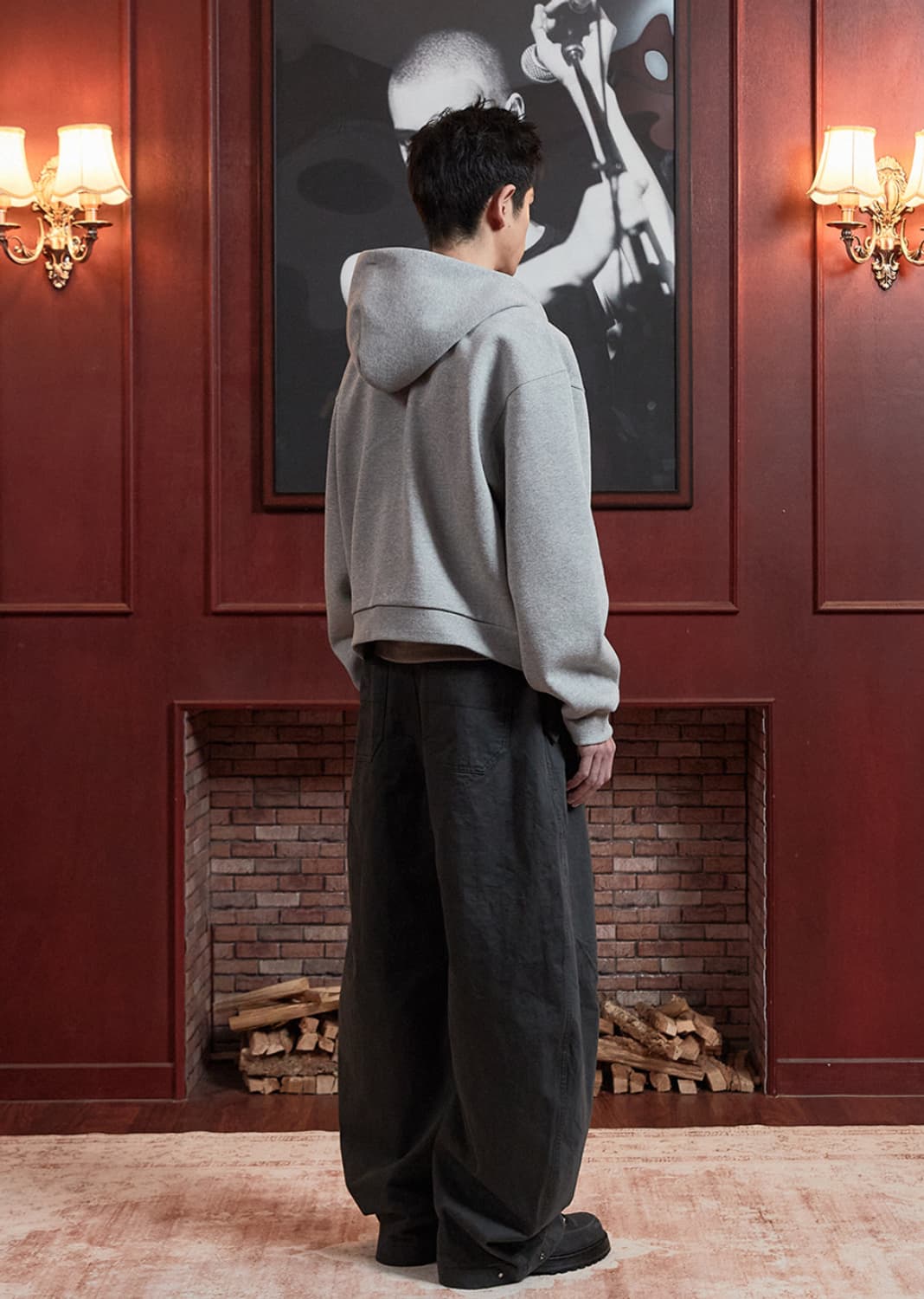 아르반 트리플 리프 커브드 팬츠_트리플 차콜 상품이미지8