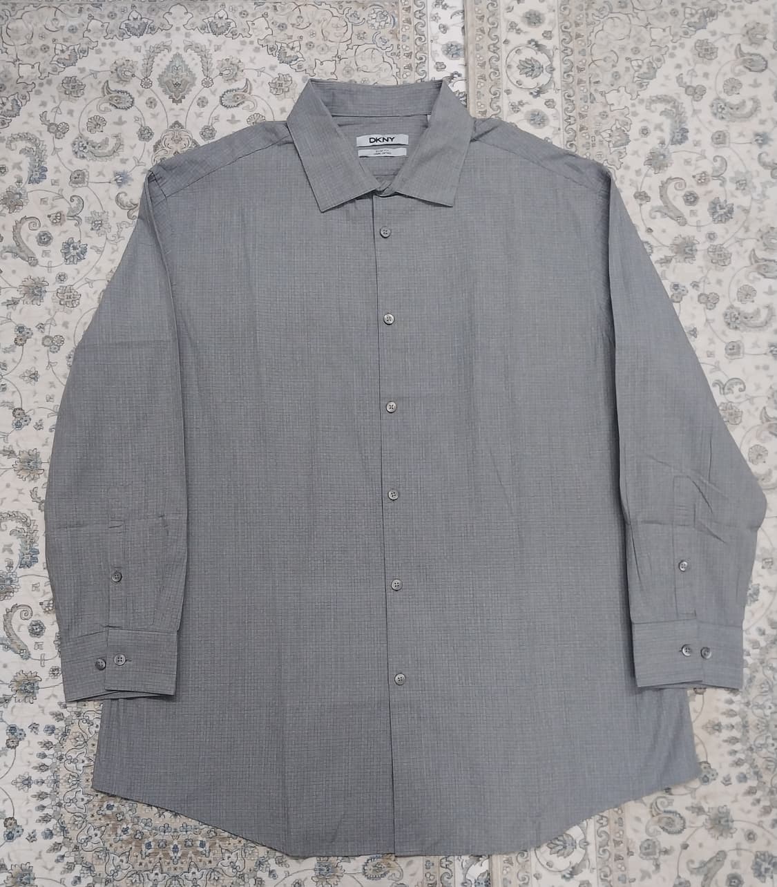 DKNY  슬림핏 셔츠 그레이 17-2/1 (105-110) 상품이미지1