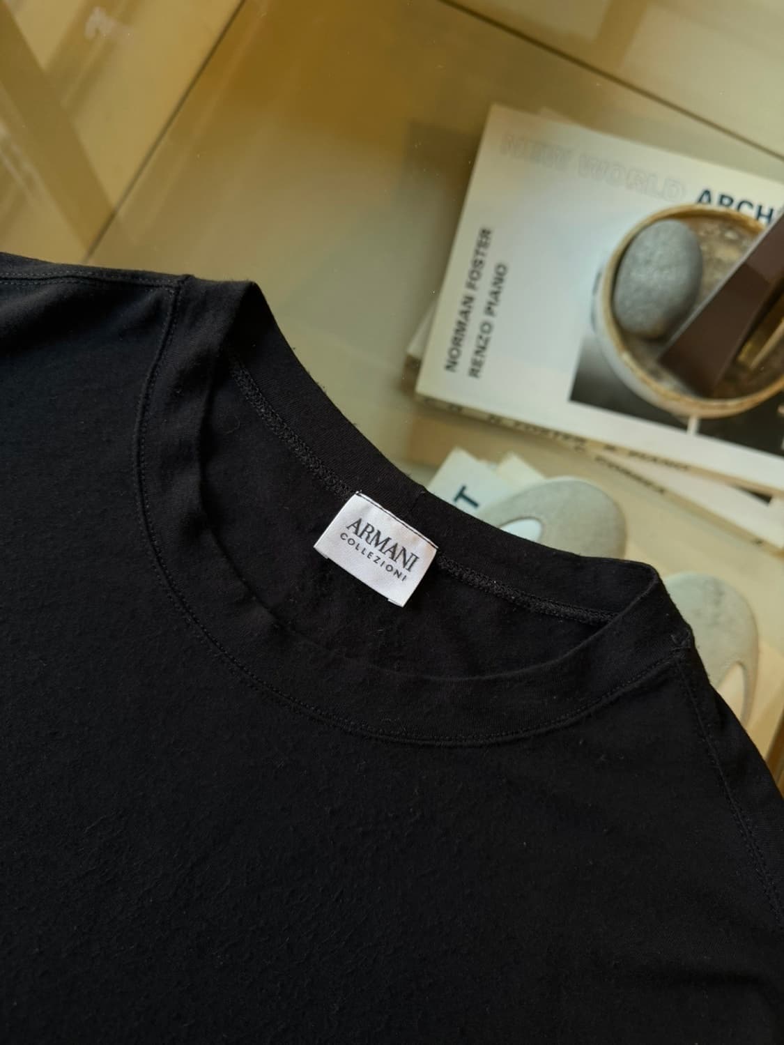 아르마니 꼴레지오니 티셔츠 슬림100 상품이미지5