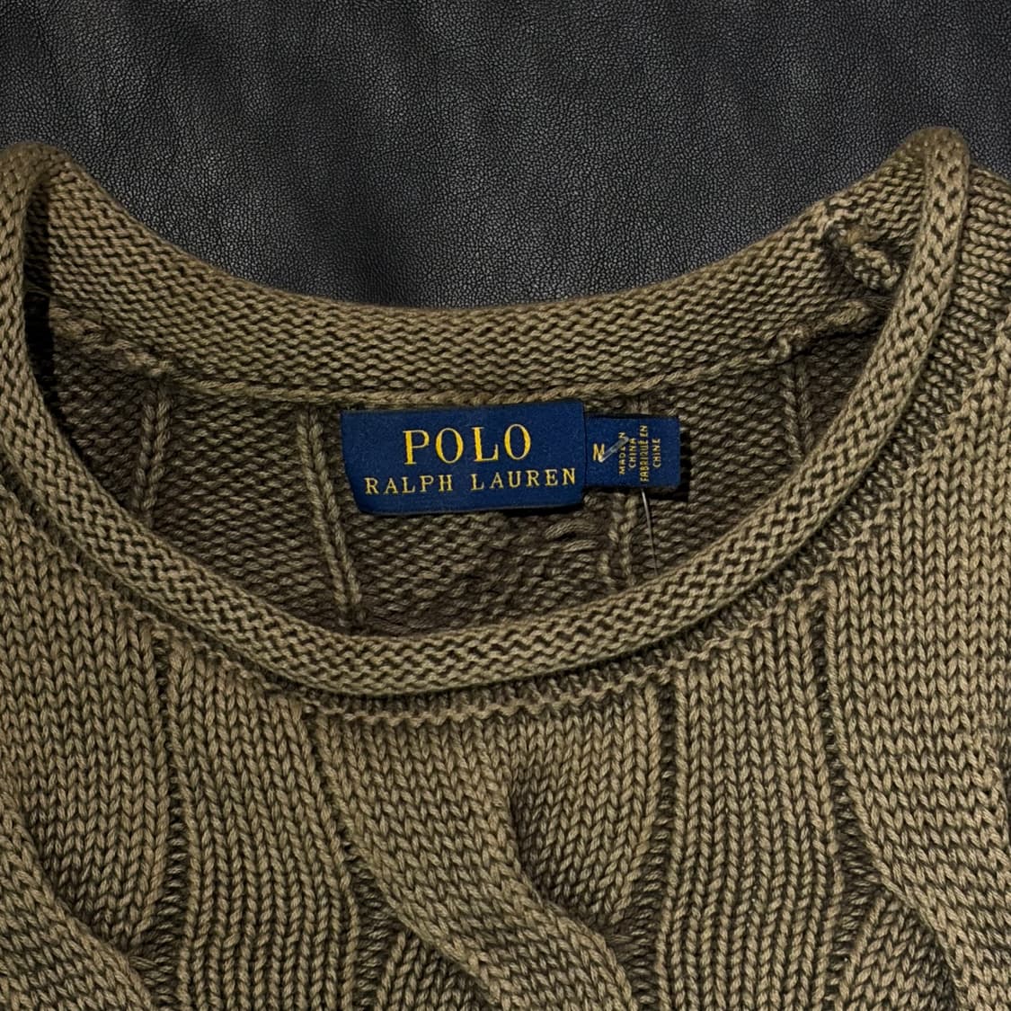폴로 랄프로렌 밀리터리 아카이브 패치 자수 니트 상품이미지9