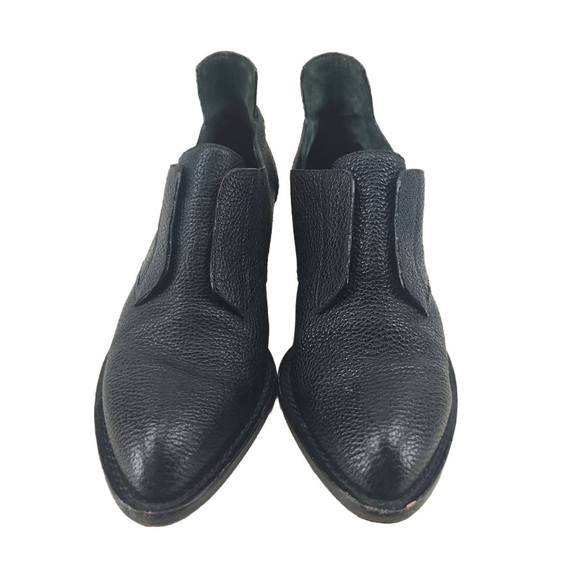 [여38]알렉산더왕 블랙 레더 로퍼[Y63-097] 상품이미지2