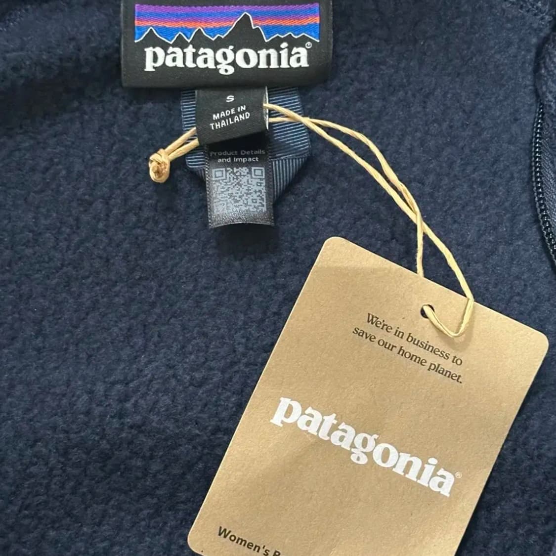 (새상품) 파타고니아 네이비 플리스 자켓 상품이미지4