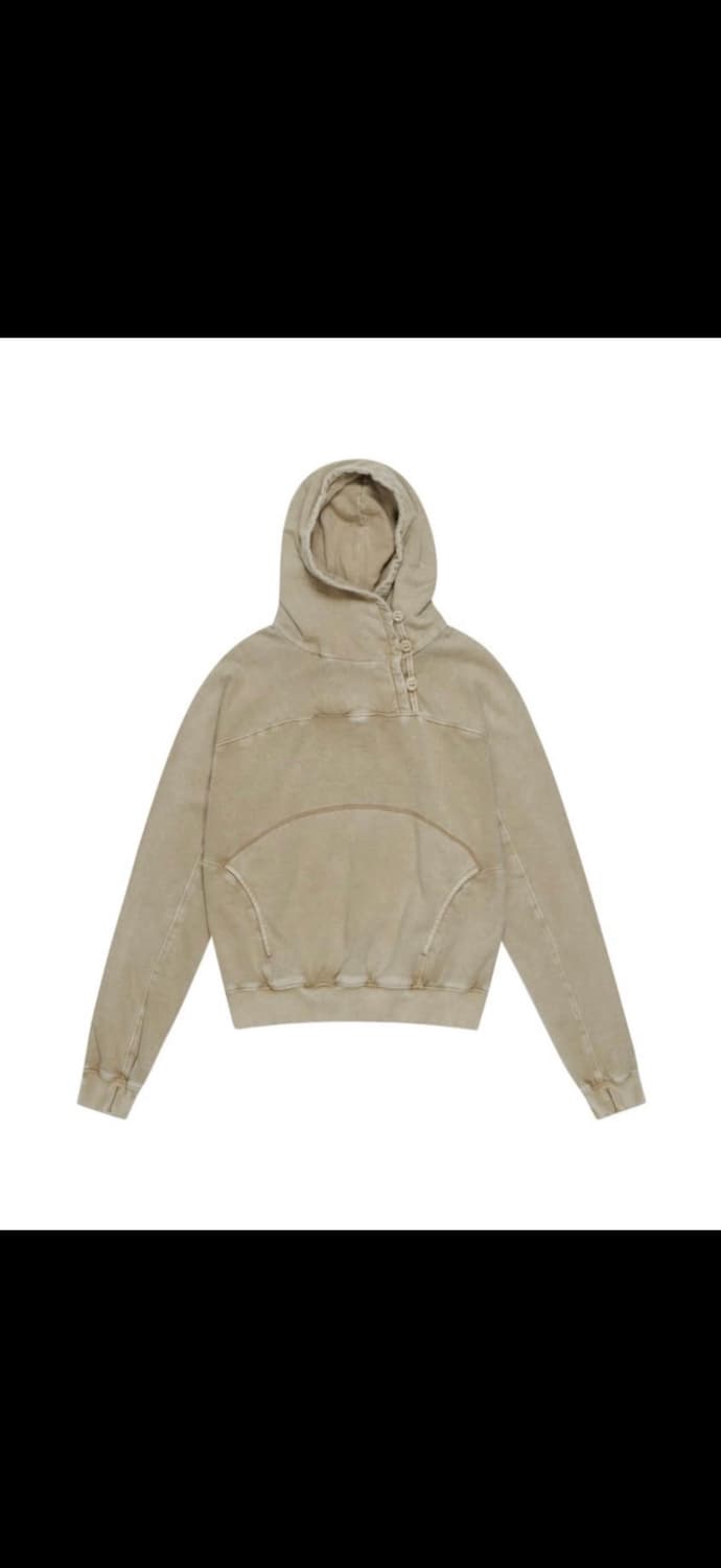 혜인서 버튼 후디 베이지 4사이즈 상품이미지1