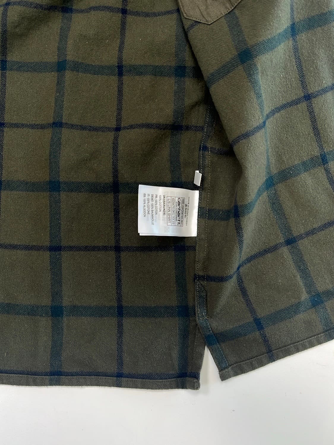 칼하트 집업 셔츠 상품이미지8