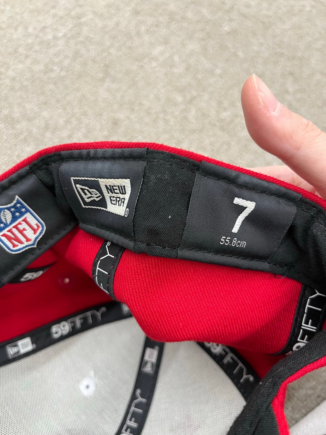 Newera red cap 상품이미지8
