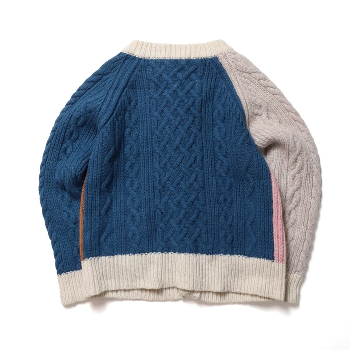 빔즈 보이 Beams Boy Wool Cable Knit Cardigan 상품이미지4