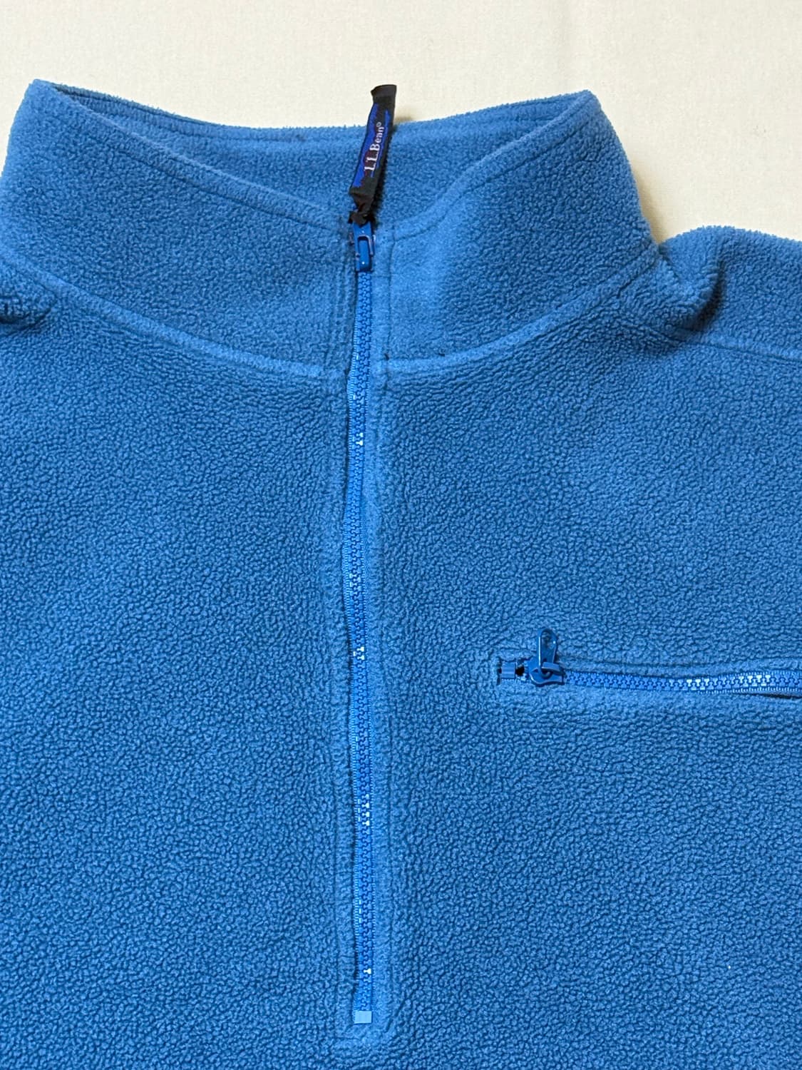 엘엘빈 헤비 플리스 풀오버 블루 90s 상품이미지2