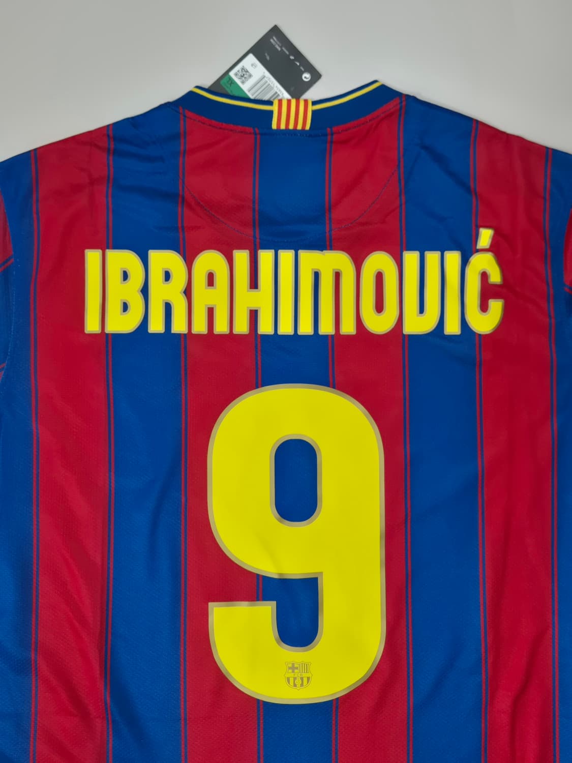 레트로)09-10 바르샤 홈 즐라탄 이브라히모비치 유니폼 XL 레플리카 상품이미지7