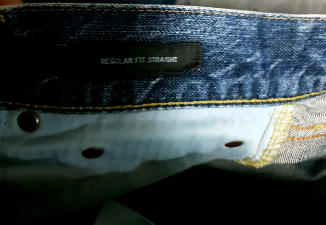 유니클로 UJ 레귤러 스트레이트 S002 빈티지워싱 데님 팬츠 (30) 상품이미지6