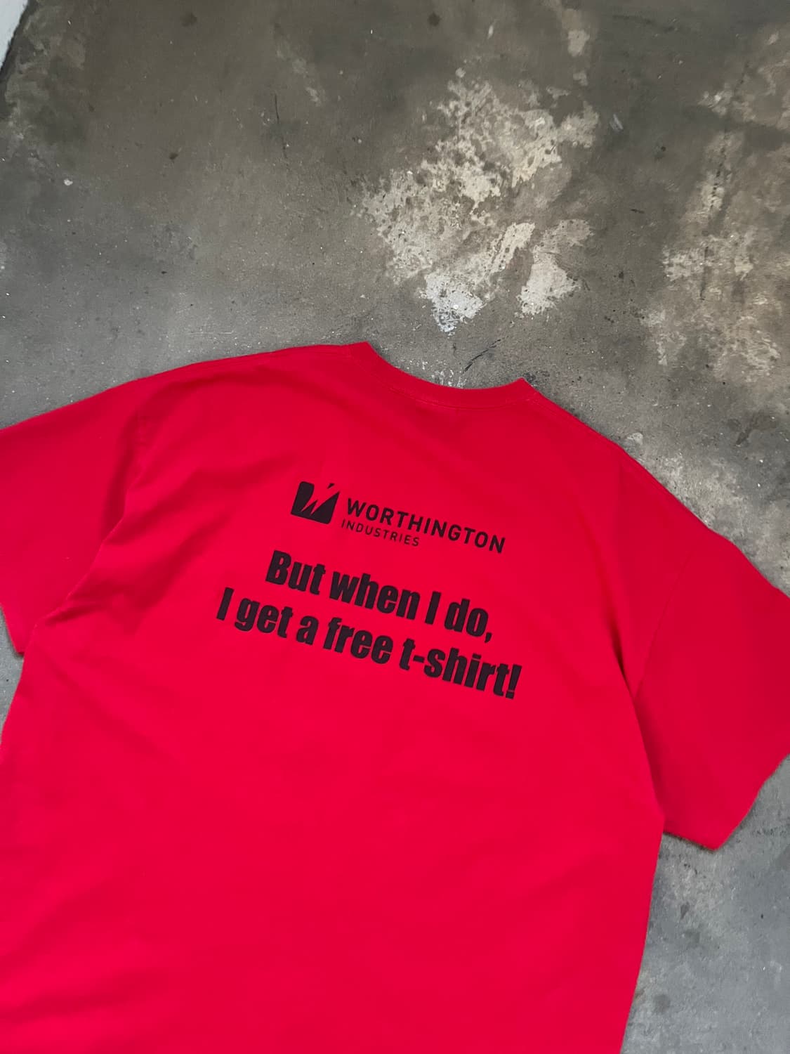 Vintage 레드컬러 그래픽 반팔티  상품이미지5