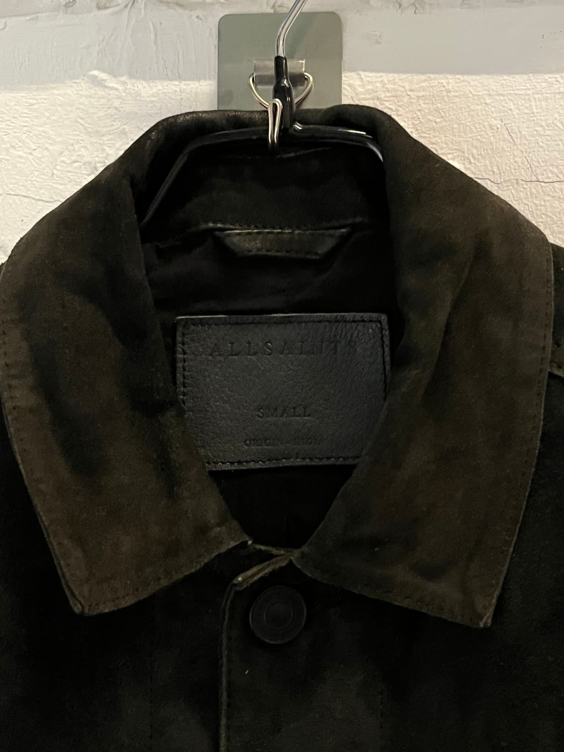 Allsaints 올세인츠 세무 스웨이드 버튼 자켓 S 상품이미지2