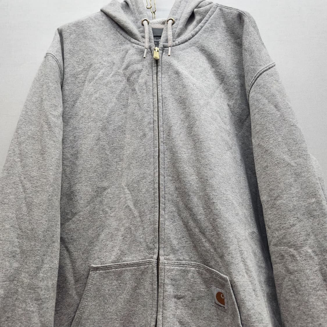 칼하트 로고 루즈핏 후드집업 XL(3XL) 상품이미지2