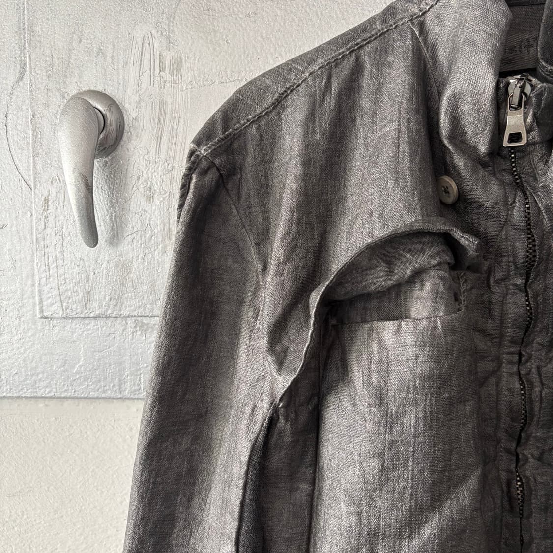 TRANSIT 트랜싯 코팅 집업 자켓 상품이미지6