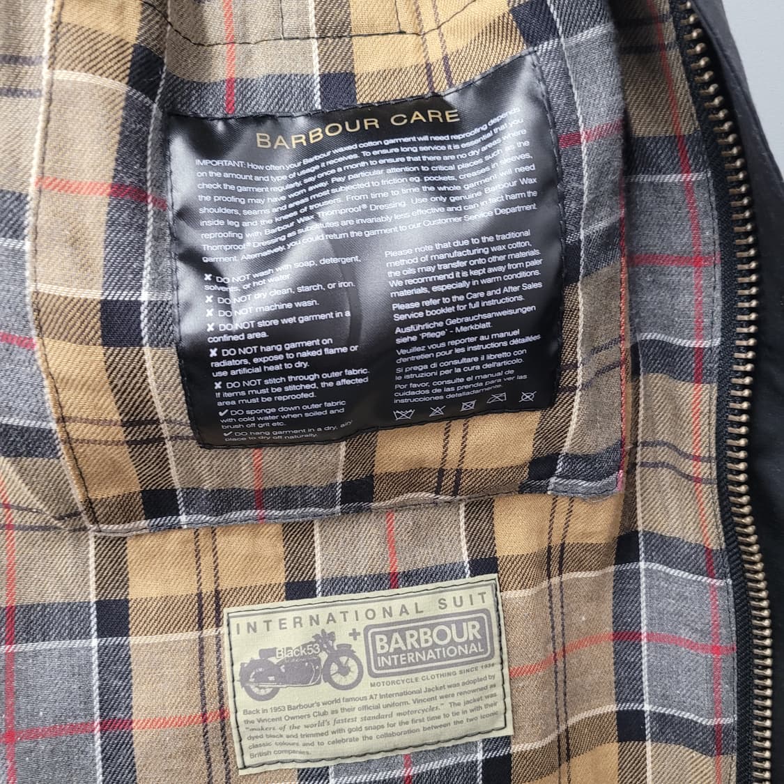 Barbour 바버 인터네셔널 A7 자켓 상품이미지7