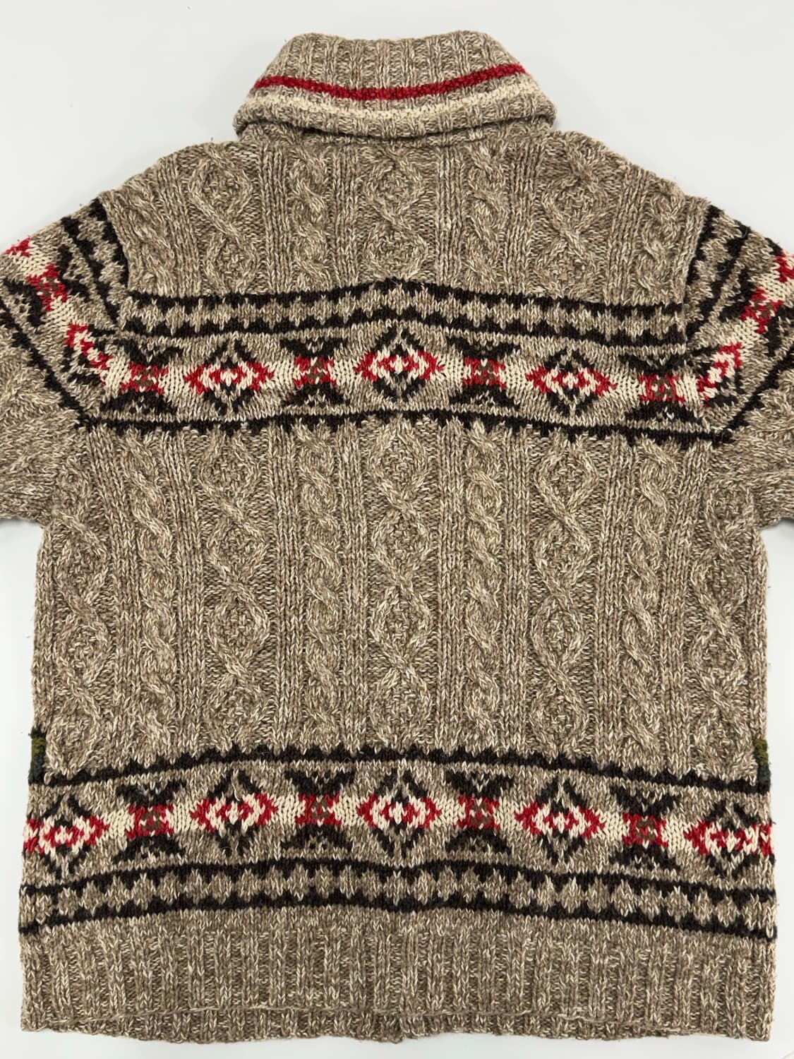 더블알엘 핸드니트 숄카라 가디건 / L 상품이미지7