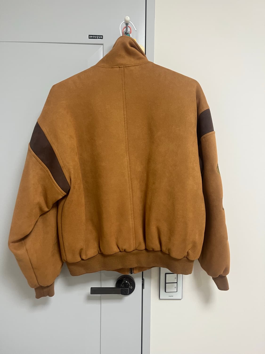 벤 데이비스 스웨이드 봄버 자켓 상품이미지3