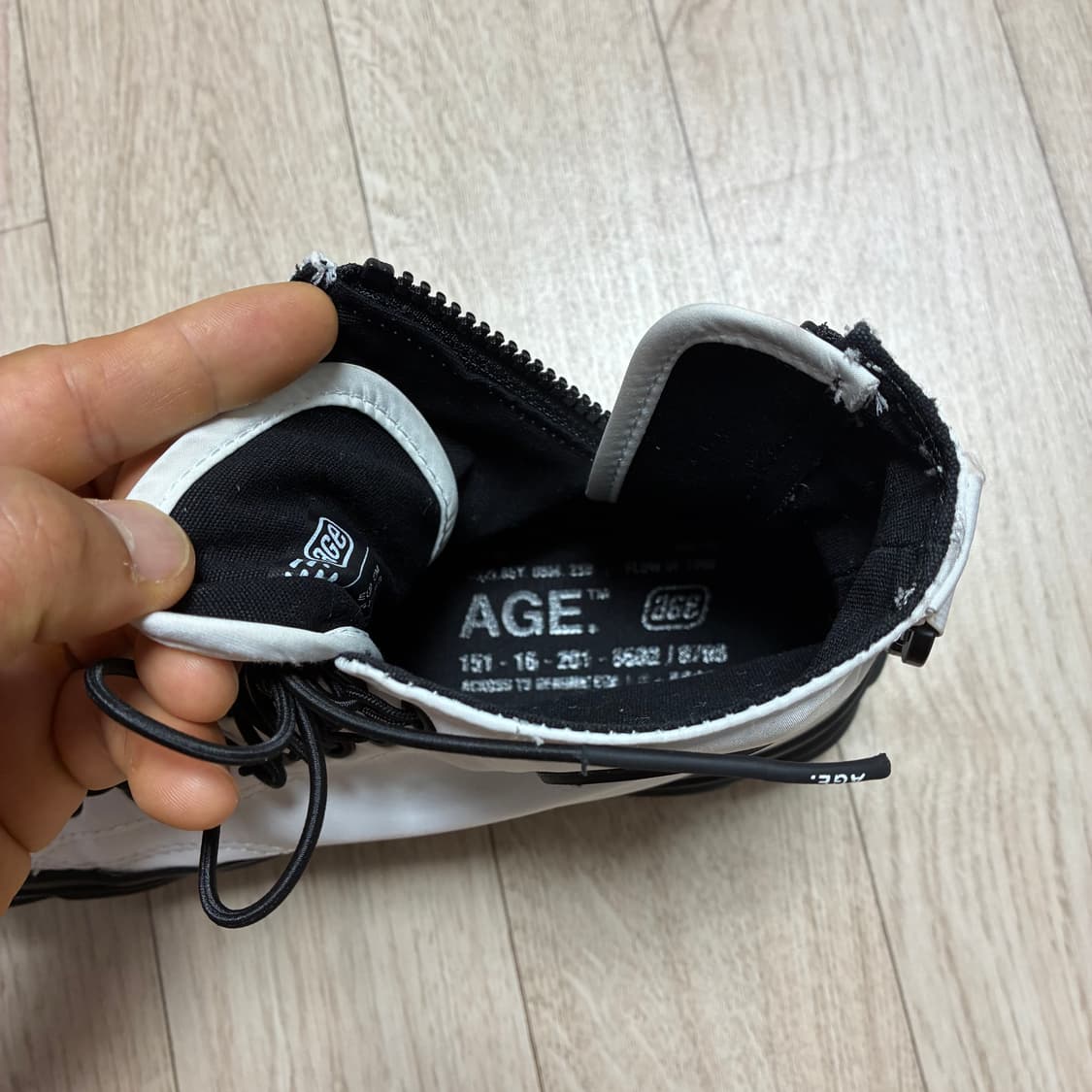 에이지 킬러웨일 탑 (AGE-GR-TOP-WHBK-013) 상품이미지8