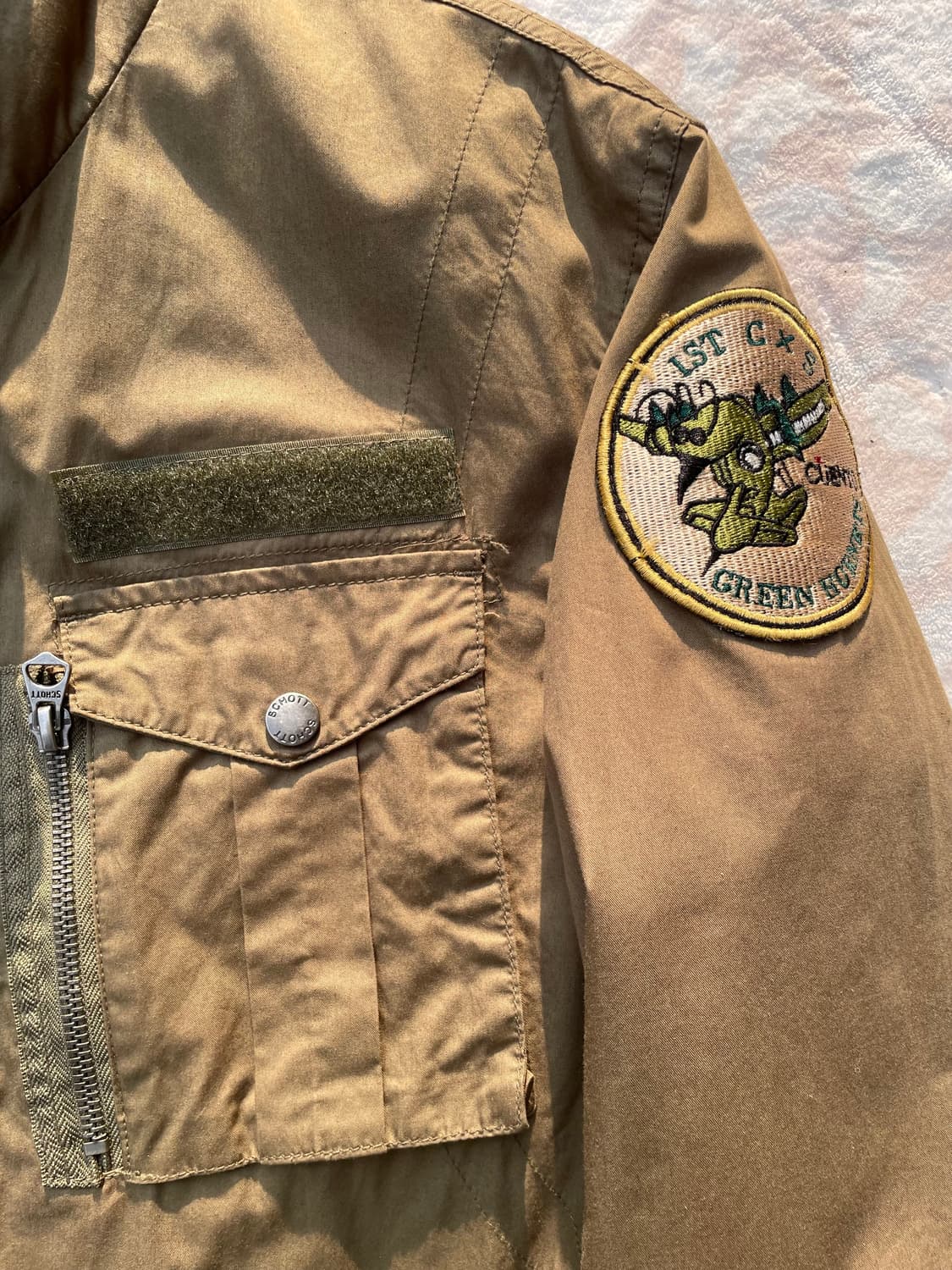 쇼트x쿠엔토 올리브 호넷 필드자켓  상품이미지4