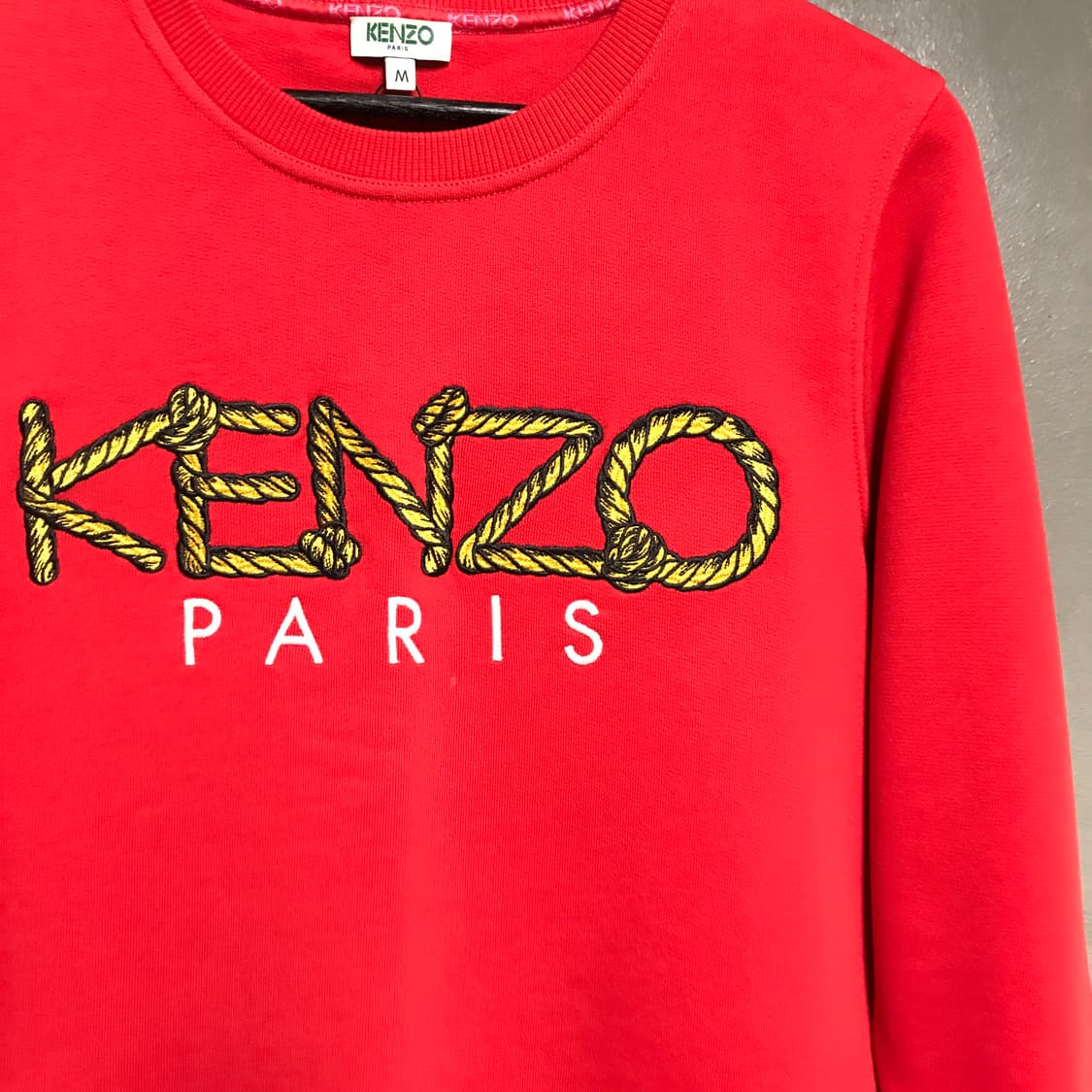 겐조 로고 맨투맨 레드 M(W) 상품이미지4