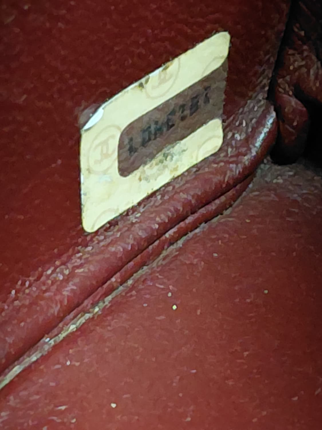 중고] 샤넬 빈티지 램스킨 금장 로고 숄더 크로스백 상품이미지10