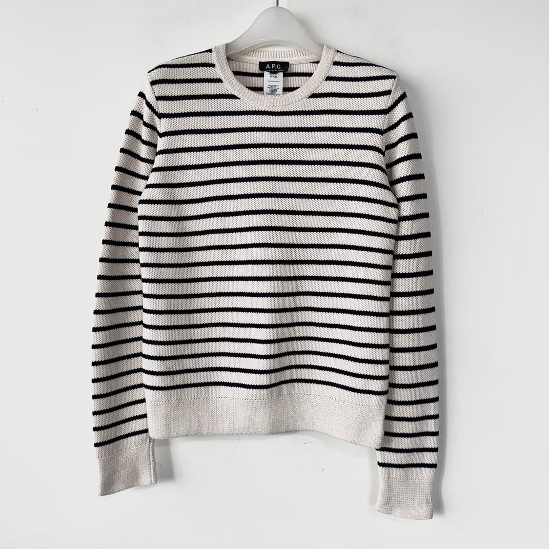 아페쎄 A.P.C. 스트라이프 라운드 니트 상품이미지1