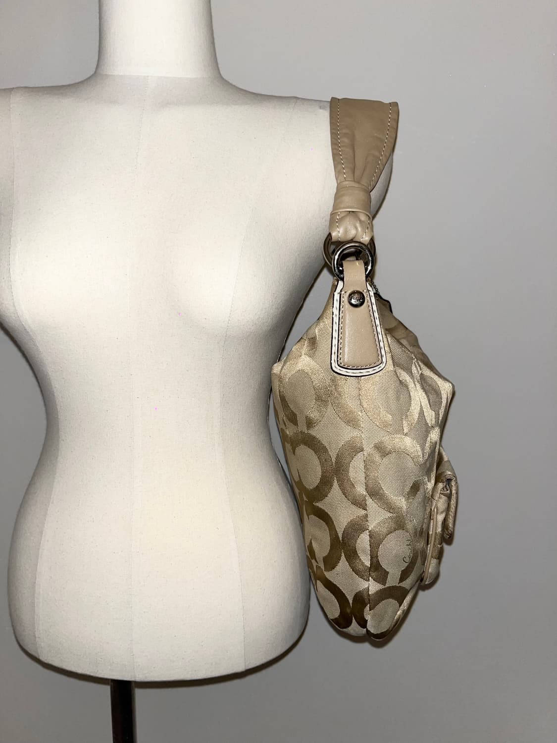 📦Old Coach beige shoulder bag 상품이미지4