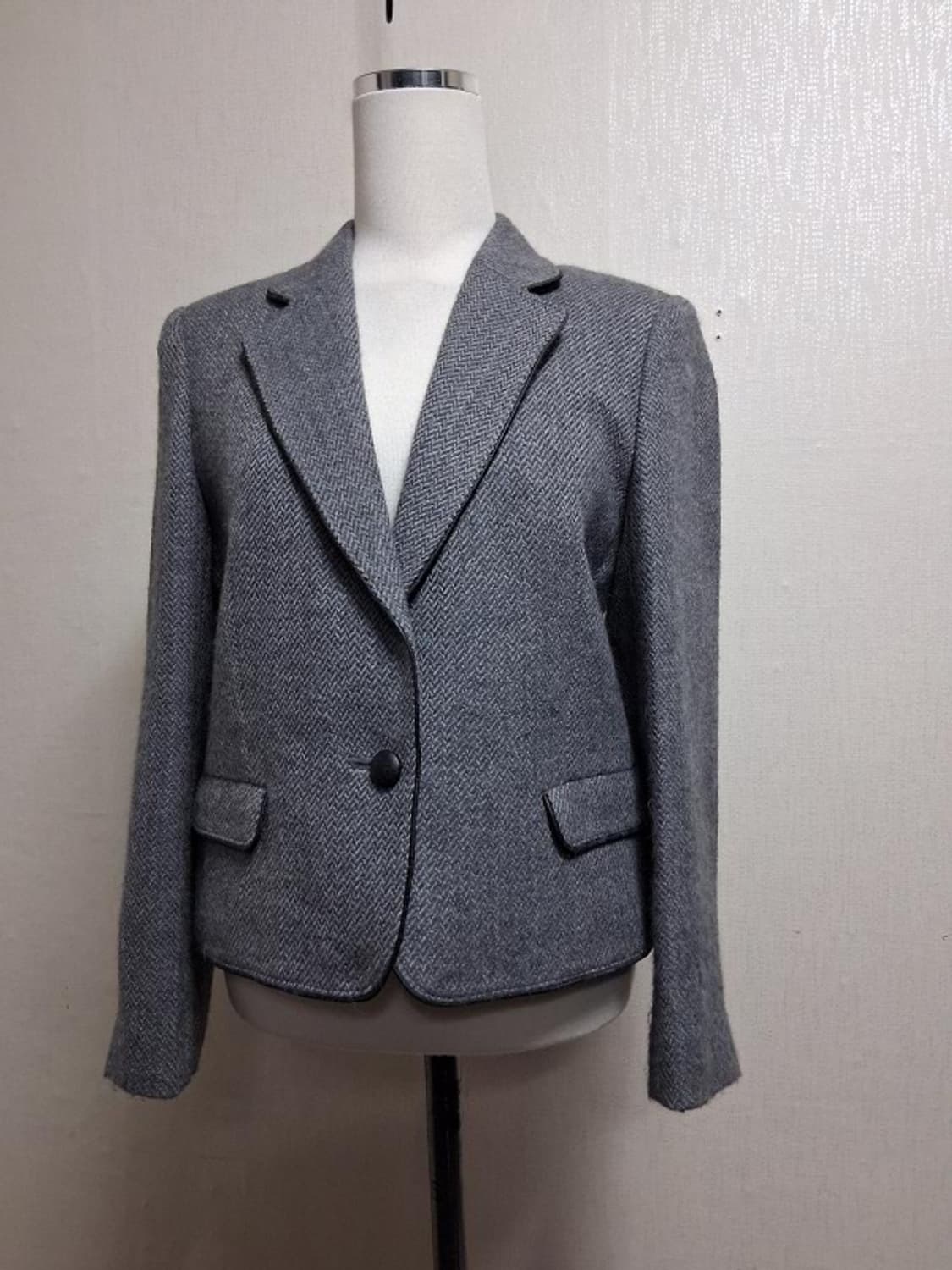 Chalet Blanc 일본빈티지 여성 순모모직숏쟈켓 여성55 상품이미지1