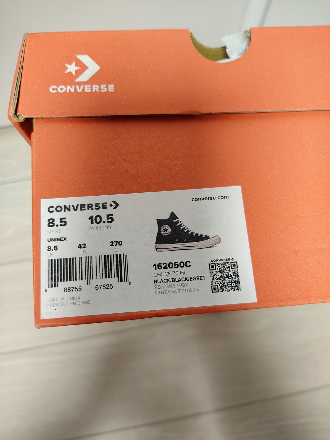 무료배송 새상품급 컨버스 척 270 상품이미지8