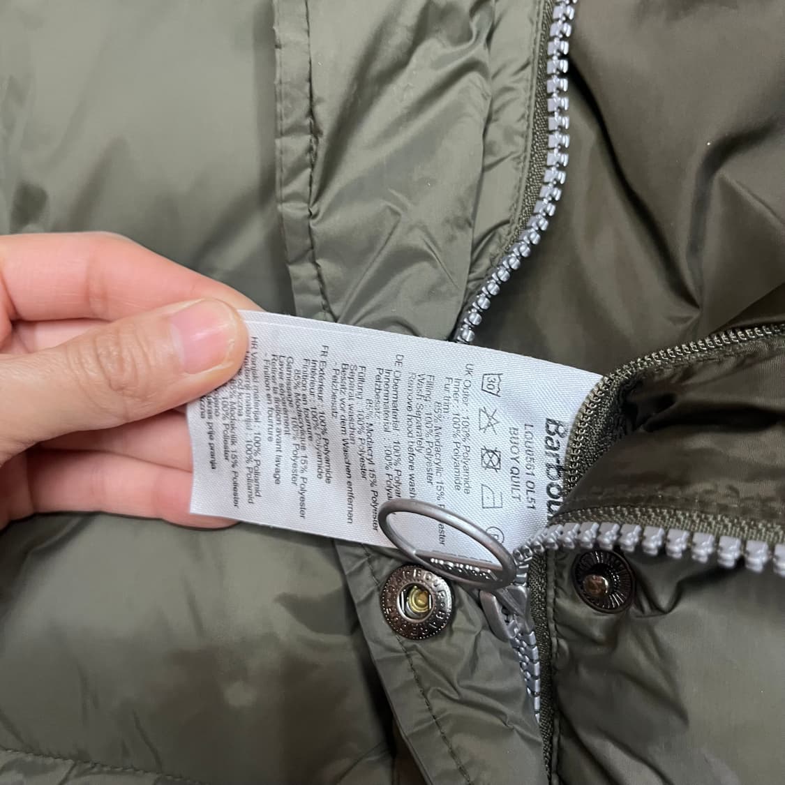 Barbour 후드 다운 패딩 상품이미지8