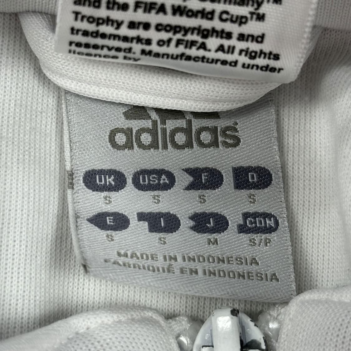 아디다스 잉글랜드 풋볼 화이트 트랙탑 져지 (S) 상품이미지7