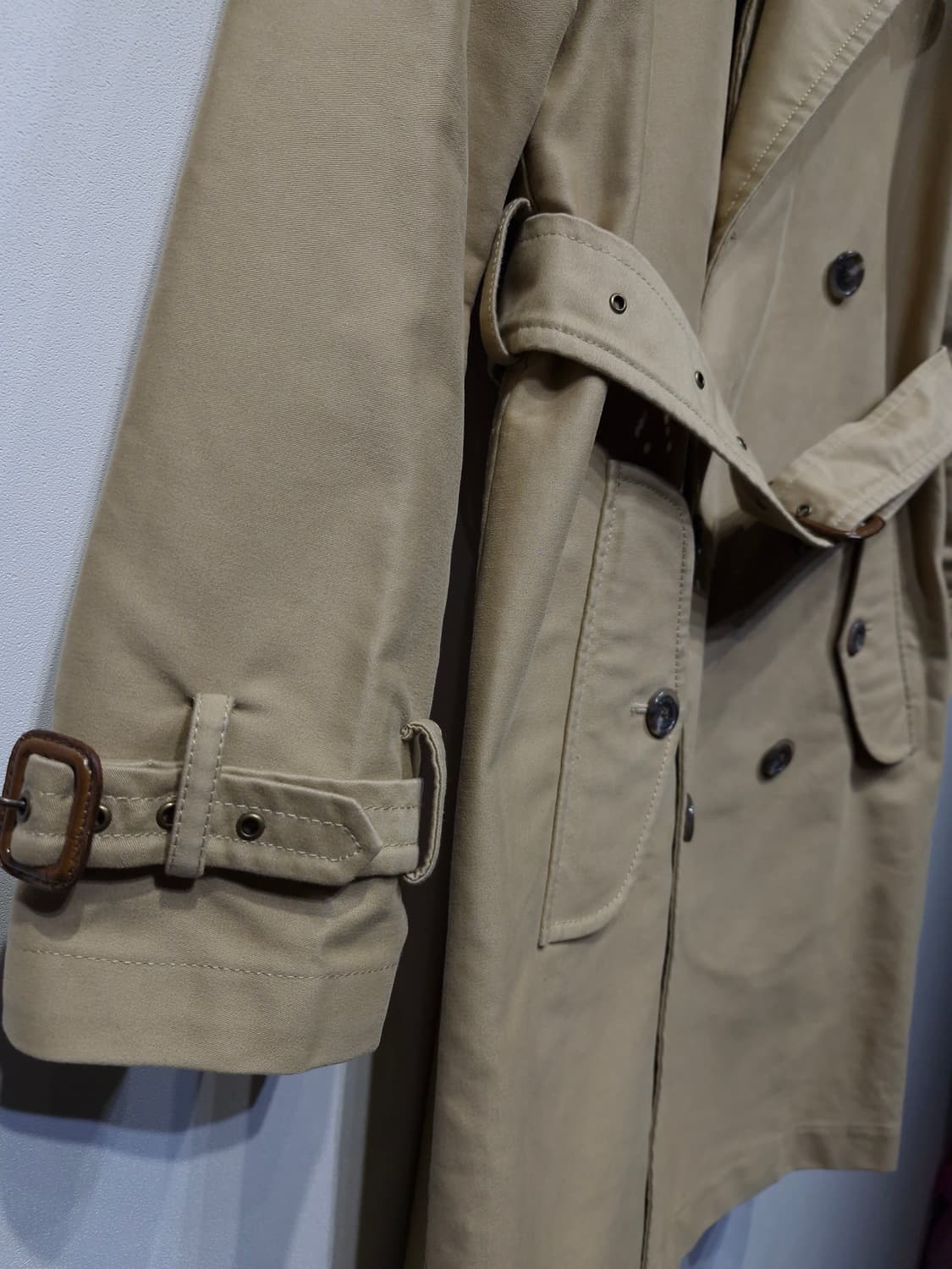 RALPH LAUREN 랄프로렌 여성 더블 브레스티드 벨트 트렌치 코트 상품이미지5