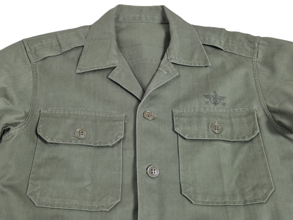 국군 구형 민무늬 전투복 상의 자켓 (M) 상품이미지5