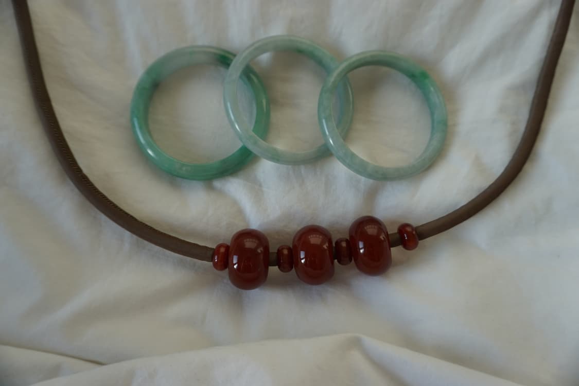 비취 옥 뱅글 상품이미지1