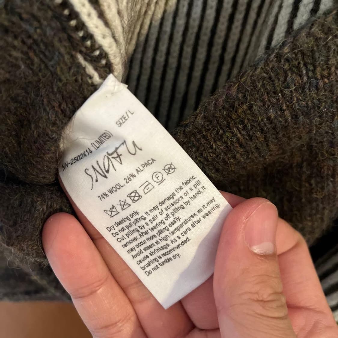 24aw SNAFU CARDIGAN 상품이미지7