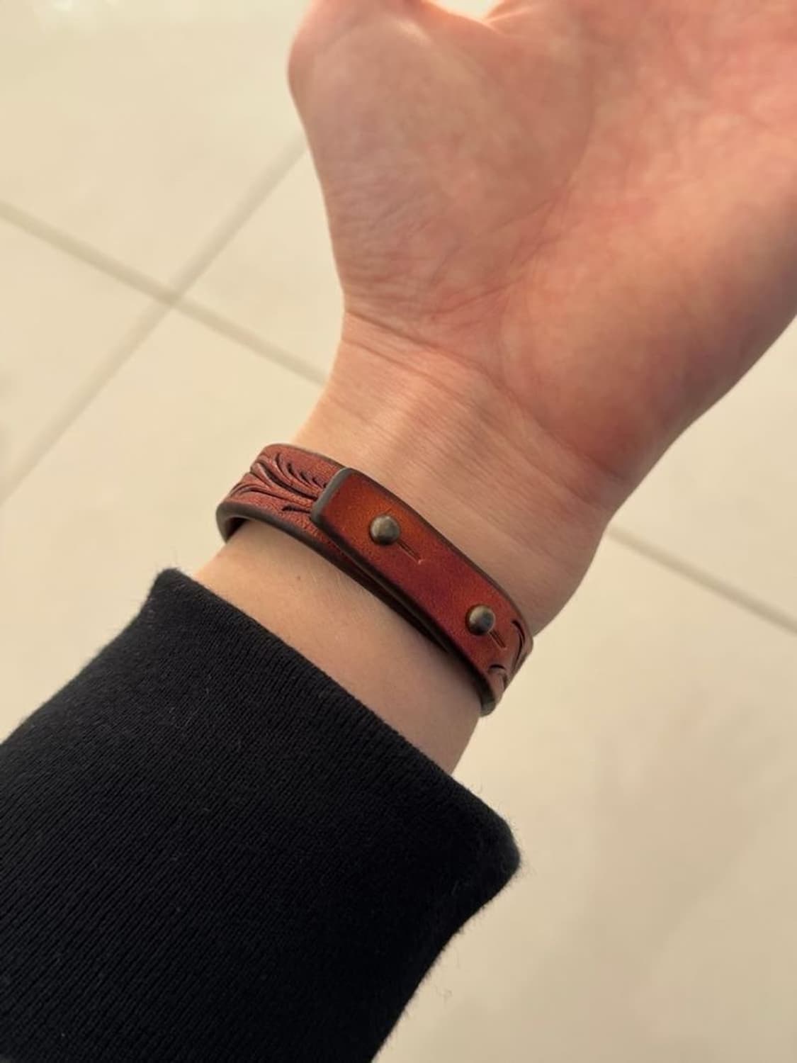CUT LEATHER BRACELET 프리컷 가죽 팔찌 상품이미지4