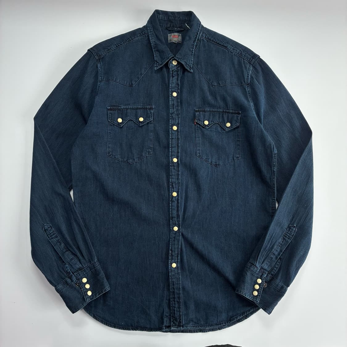Levi's  리바이스 진청 데님 웨스턴 셔츠  상품이미지1